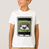 Fuzzy Express® Hedgehog Selfie Kind T-shirt (Voorkant)