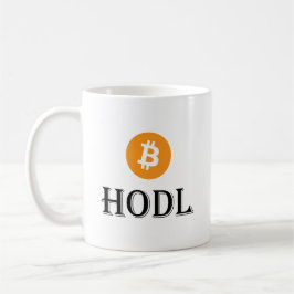 Fuzzy Express® HODL Bitcoin Koffiemok