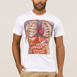 Fuzzy Express® Interne Organen Anatomie T-shirt