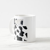 Fuzzy Express® Koe Animal Print Koffiemok (Voorkant links)