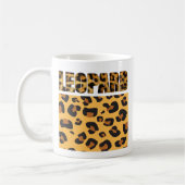 Fuzzy Express® Leopard Animal Print Koffiemok (Links)
