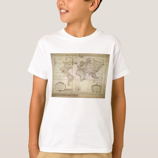 Fuzzy Express® Old Map #5 Kind T-shirt (Voorkant)