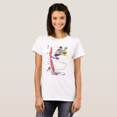 Fuzzy Express® OPS Gzilla Probeer 2 hoeken Wom T-shirt (Voorkant volledig)