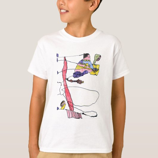 Fuzzy Express® Ops Gzilla Try 2 Angles-Kind T-shirt (Voorkant)