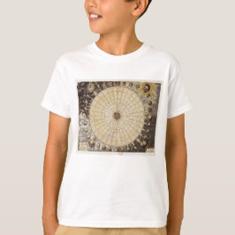 Fuzzy Express® oude anemografische kaart Kind T-shirt