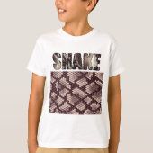 Fuzzy Express® Snake Animal Print Kind T-shirt (Voorkant)