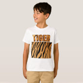Fuzzy Express® Tiger Animal Print T-shirt (Voorkant volledig)
