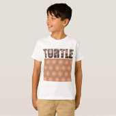 Fuzzy Express® Turtle Animal Print Kind T-shirt (Voorkant volledig)