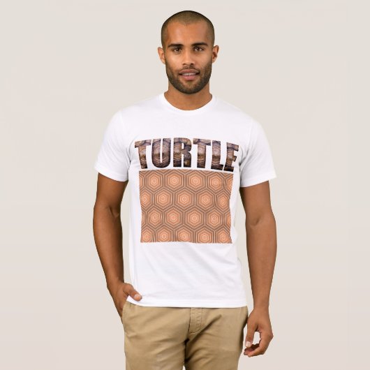 Fuzzy Express® Turtle Animal Print T-shirt (Voorkant volledig)