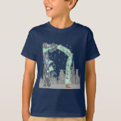 Fuzzy Express® Ultra Worm Gzilla Rhino Kind Navy T-shirt (Voorkant)