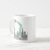 Fuzzy Express® Ultra Worm Gzilla Rhino Koffiemok (Voorkant links)