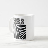 Fuzzy Express® Zebra Animal Print Koffiemok (Voorkant links)
