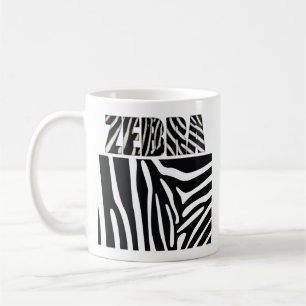 Fuzzy Express® Zebra Animal Print Koffiemok