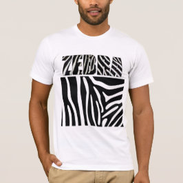 Fuzzy Express® Zebra Animal Print T-shirt
