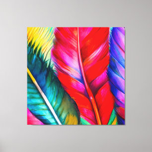 Fuzzy Feathers Canvas Afdruk