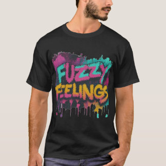 Fuzzy Feelings Grafisch T-shirt - Gezellig & Trend