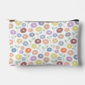 Fuzzy Flower Pattern Pastels on White Etui (Voorkant)