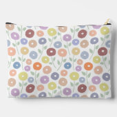 Fuzzy Flower Pattern Pastels on White Etui (Achterkant)