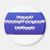 Fuzzy Hearts Magnet (Voorkant)
