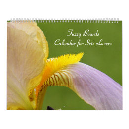 Fuzzy Iris Beards Bloem Fotokalender Kalender