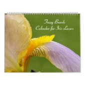 Fuzzy Iris Beards Bloem Fotokalender Kalender (Hoes)