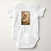 Fuzzy konijn: Some Bunny Loves You Romper (Achterkant)