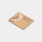 Fuzzy konijn: sommige konijn houdt van jou post-it® notes (Schuin)