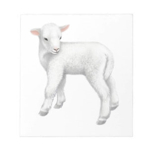 Fuzzy Little Lamb Notitieblok