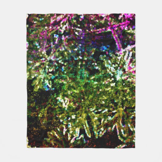 Fuzzy Mayhem Fleece Deken (Voorkant)