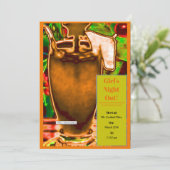 Fuzzy Navel Uitnodiging (Staand voorkant)