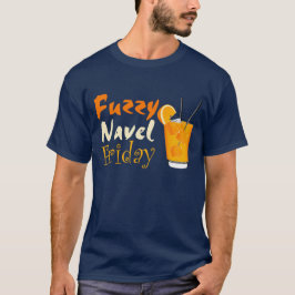 FUZZY NAVEL Vrijdag Grafisch T-shirt