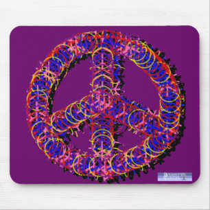 Fuzzy Peace Mousepad Muismat