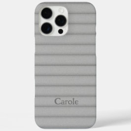 Fuzzy Puffy Lines Favoriete Kleur Aangepaste Naam iPhone 16 Pro Max Hoesje