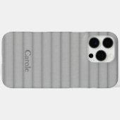 Fuzzy Puffy Lines Favoriete Kleur Aangepaste Naam Case-Mate iPhone Case (Achterkant (horizontaal))
