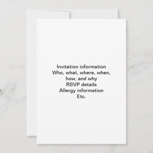 Fuzzy Puppy and Rainbow Kaart (Achterkant)