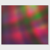 Fuzzy Rainbow-kleur Cadeaupapier (Vlak)