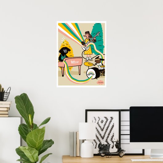 FUZZY RHODES POSTER (Thuiskantoor)