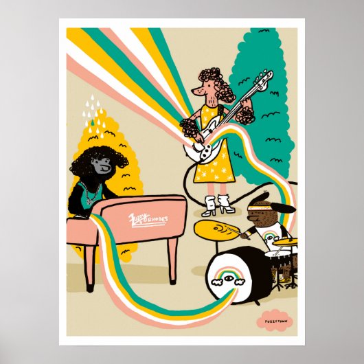 FUZZY RHODES POSTER (Voorkant)