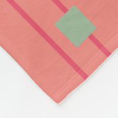 Fuzzy Roze Panther Fleece Deken (Hoek)