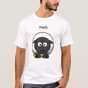 Fuzzy schaap t-shirt