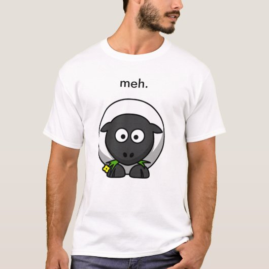 Fuzzy schaap t-shirt (Voorkant)