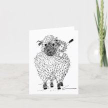 Fuzzy Sheep Snuggle Buddy - Kaart
