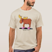 Fuzzy Slipper Moose T-shirt (Voorkant)