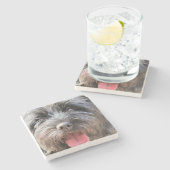 Fuzzy Stenen Onderzetter (Zijkant)