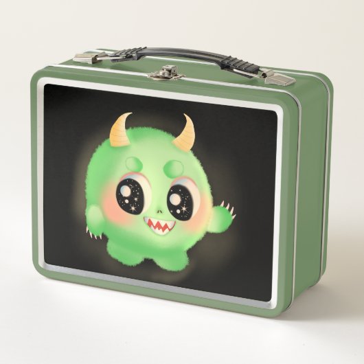 Fuzzy Vriendelijk Monster Creature (Voorkant)