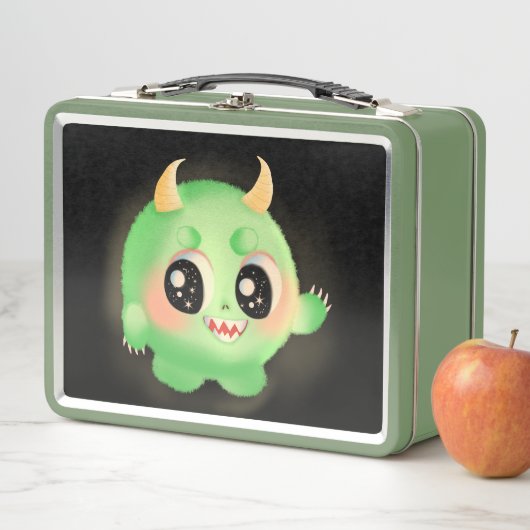 Fuzzy Vriendelijk Monster Creature (In situ)