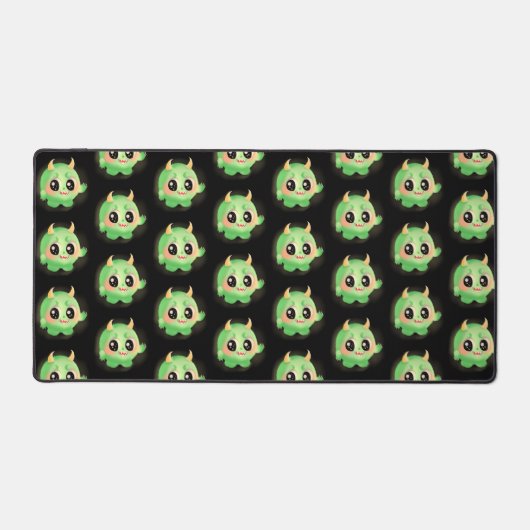 Fuzzy Vriendelijk Monster Creature Bureaumat (Voorkant)