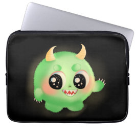 Fuzzy Vriendelijk Monster Creature Laptop Sleeve