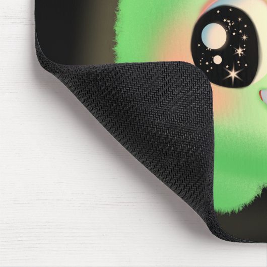 Fuzzy Vriendelijk Monster Creature Muismat (Hoek)