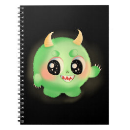 Fuzzy Vriendelijk Monster Creature Notitieboek